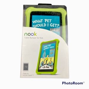 💙Nook 7” Tablet Bumper Cover Lime Green